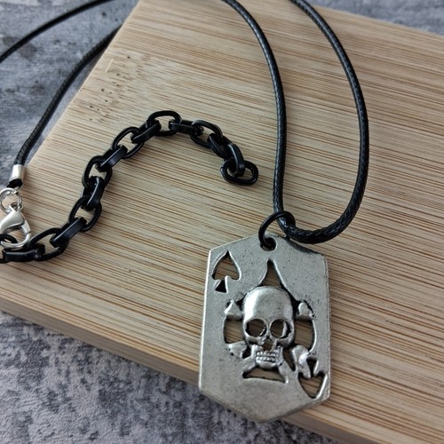 Collana picche asso teschio